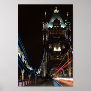 Póster Tower Bridge Lights Londres Reino Unido Europa