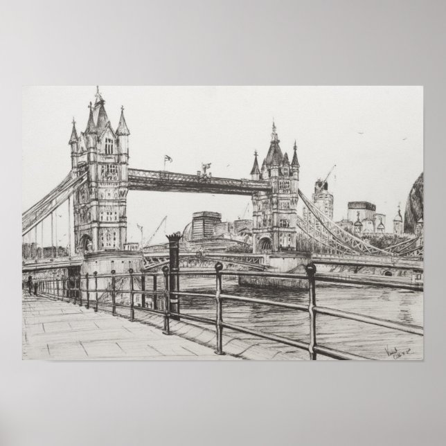 Póster Tower Bridge London 2006 (Frente)
