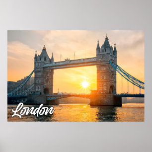 Póster Tower Bridge, Londres, Inglaterra