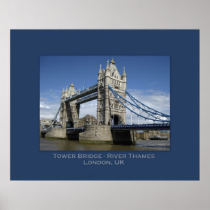 Póster Tower Bridge, Londres, Reino Unido