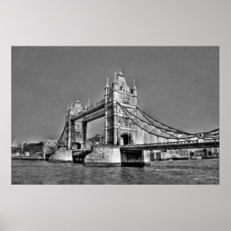 Póster Tower Bridge - Londres Reino Unido