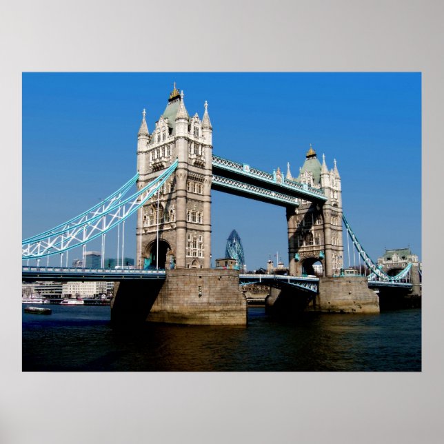 Póster Tower Bridge, Poster de Londres (Frente)