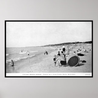 Póster Tower Hill Cerca De Tres Oaks, Michigan