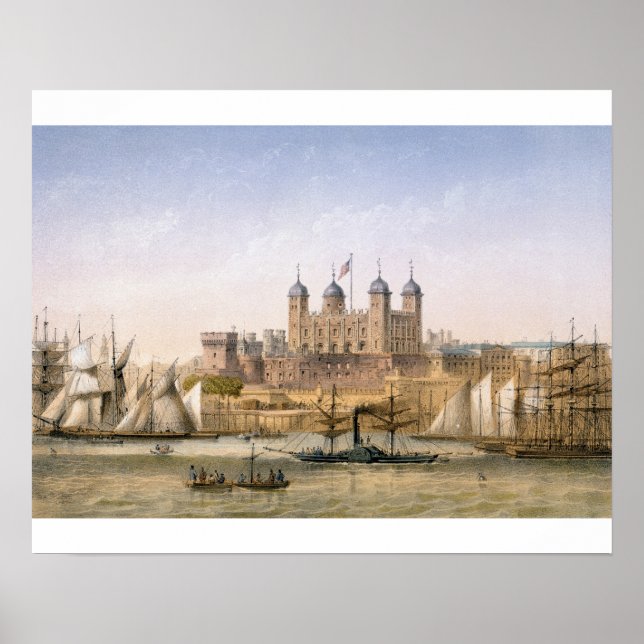 Póster Tower of London, c.1862 (color litho) (Frente)