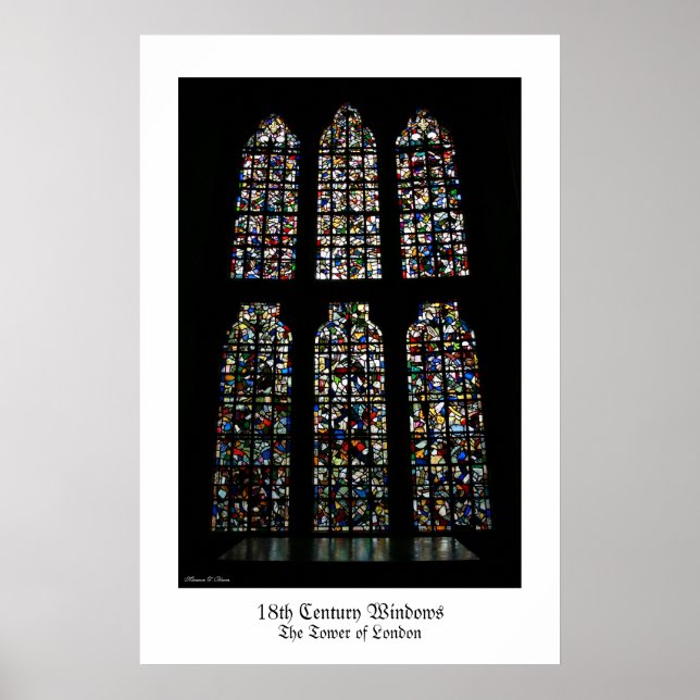 Póster Tower of London Windows (Frente)