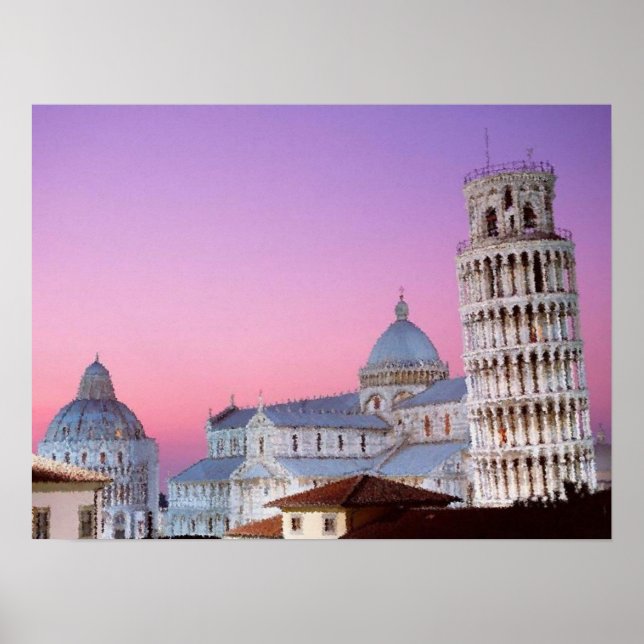 Póster Tower of Pisa (Frente)