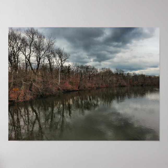 Póster Towpath Park Schuylkill River PA (Frente)