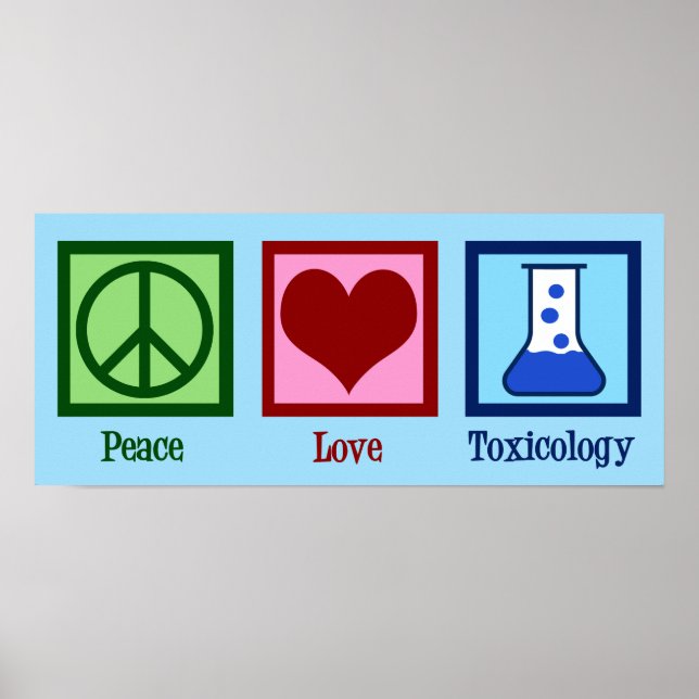 Póster Toxicología del amor por la paz (Frente)