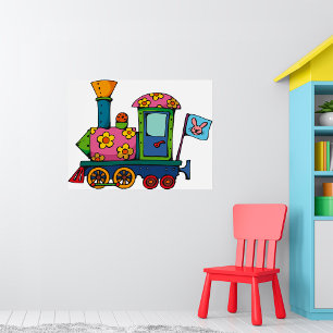 Póster Toy Flower Train