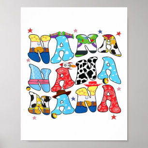 Póster Toy Gracioso Nana Story Abuela Día de la Madre