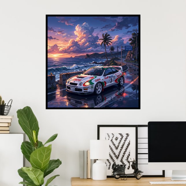 Póster Toyota Celica GT-Four (Oficina en casa)