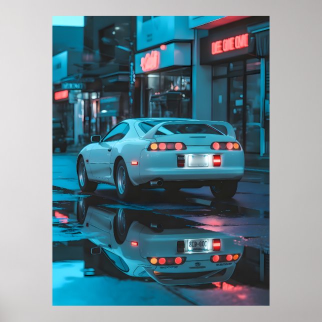 Póster Toyota Supra (Frente)
