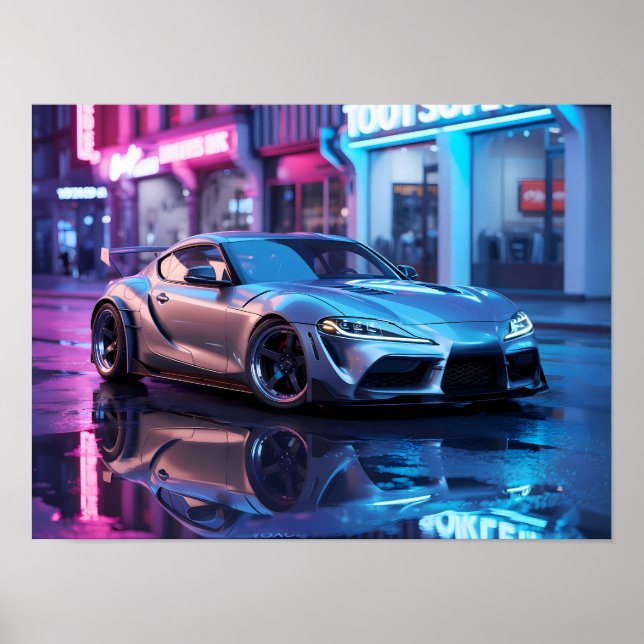Póster Toyota Supra (Frente)