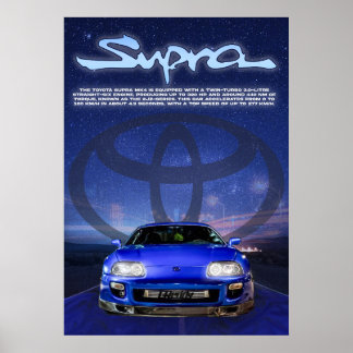 Póster Toyota Supra MK4