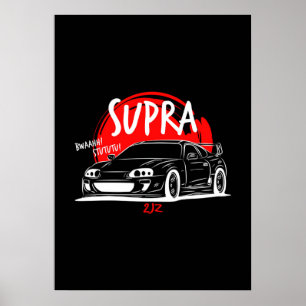 Póster Toyota Supra Mk4