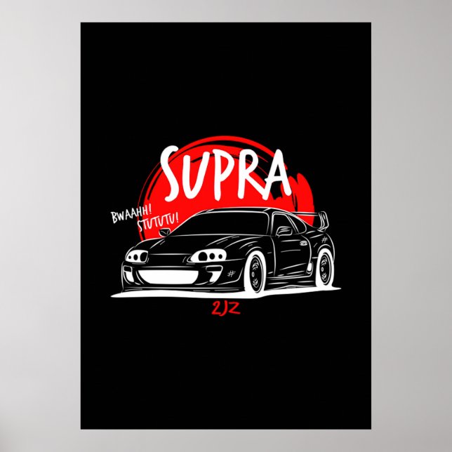 Póster Toyota Supra Mk4 (Frente)