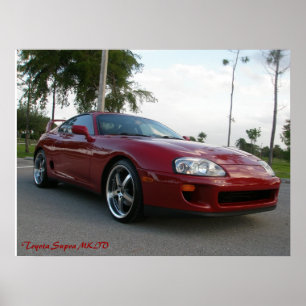 Póster Toyota Supra MKIV