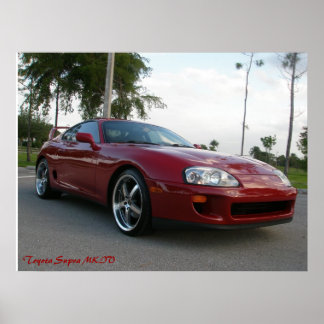 Póster Toyota Supra MKIV