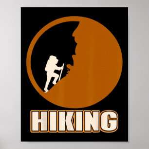 Póster Tr aventura al aire libre escalada en montaña send