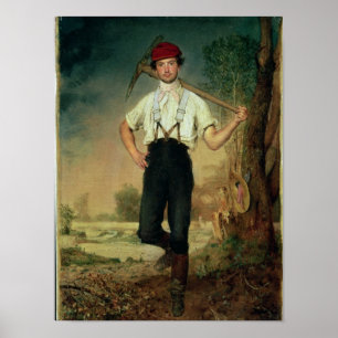 Póster Trabajador, 1848