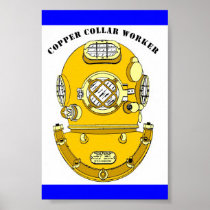 Póster Trabajador del collar de cobre