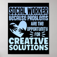 Trabajador social porque hay problemas