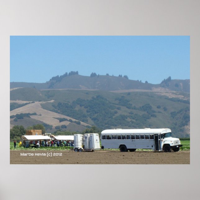 Póster Trabajadores migrantes de Monterey (Frente)