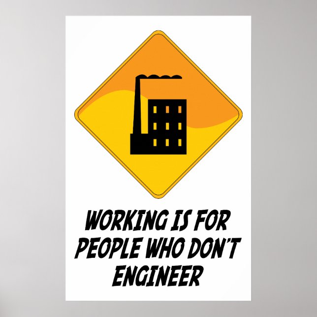 Póster Trabajar es para personas que no diseñan (Frente)