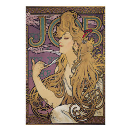 Póster Trabajo (1896) de Alphonse Mucha