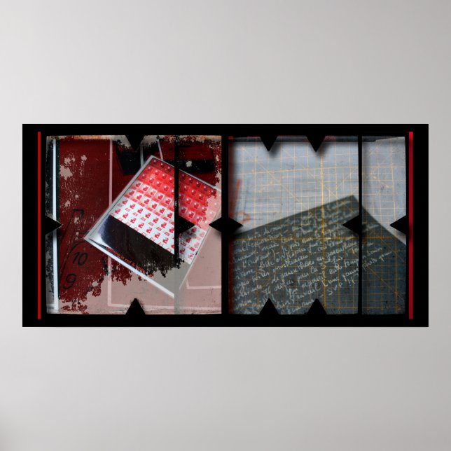 Póster Trabajo abierto sobre el Poster de fotomontaje de  (Frente)