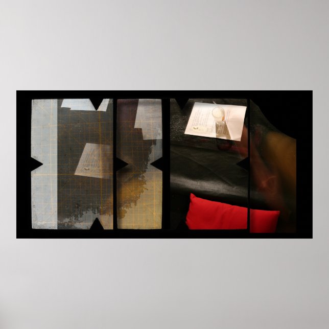 Póster Trabajo abierto sobre el Poster de fotomontaje de  (Frente)