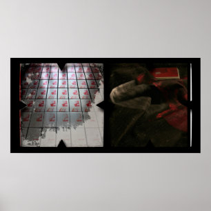 Póster Trabajo abierto sobre el Poster de fotomontaje Ope