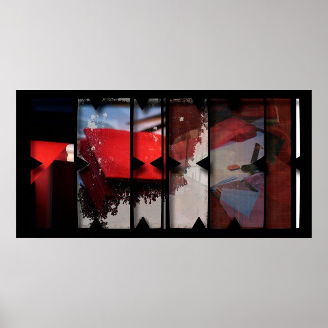 Póster Trabajo abierto sobre el Poster de fotomontaje Ope (Frente)