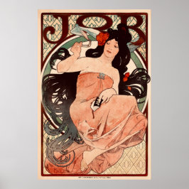 Póster TRABAJO de Alphonse Mucha