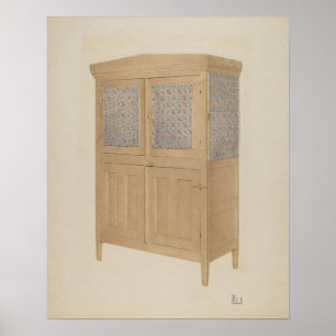 Póster TRABAJO DE ART Peter C. Ustinoff Kitchen Safe c. 1