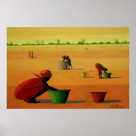 Póster Trabajo de la mujer en 2001