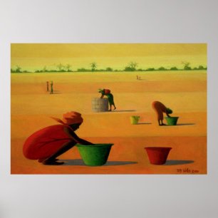 Póster Trabajo de la mujer en 2001