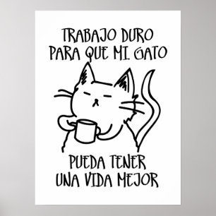 Póster Trabajo duro