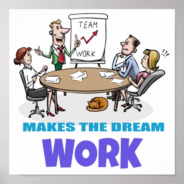 Póster Trabajo en equipo (Frente)