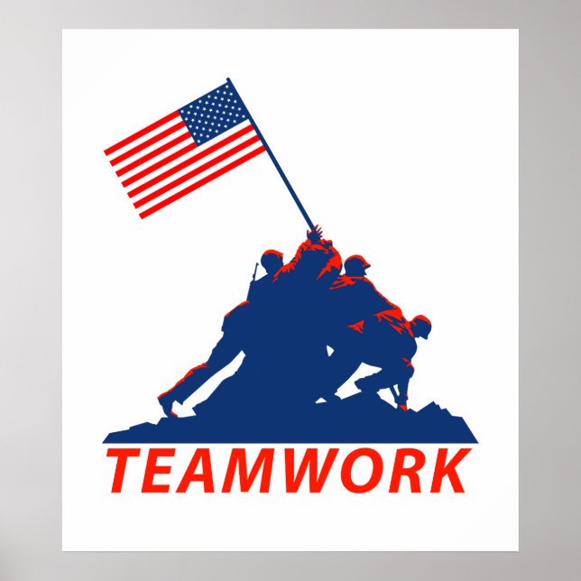 Póster Trabajo en equipo (Frente)