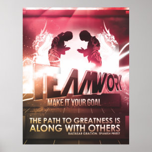 PÓSTER TRABAJO EN EQUIPO - POSTER DE MOTIVACIÓN