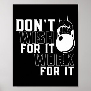 Póster Trabajo Para Ti Halterofilia Taller De Fitness Gym