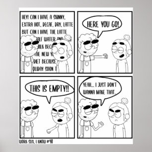 Póster Trabajo Sux 40