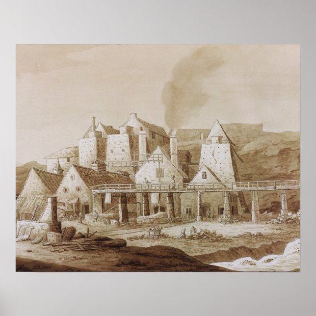 Póster Trabajos en Blaenavon, de 'An Historical Tour in M (Frente)