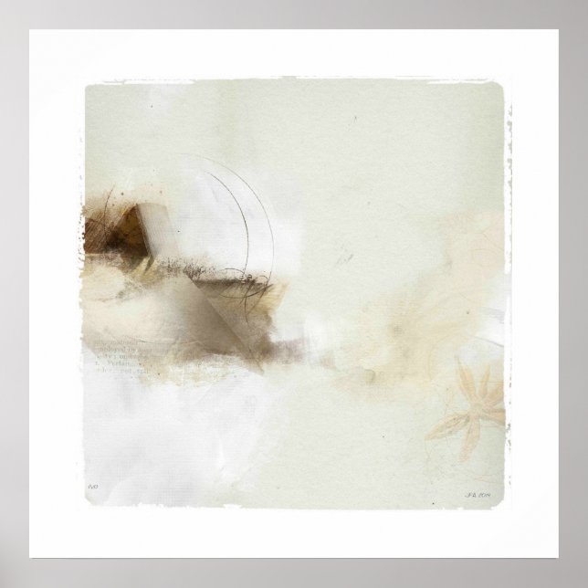 Póster trabajos sin título sobre el papel (Frente)