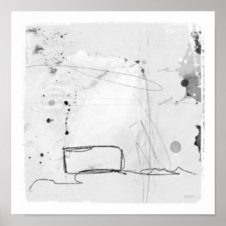 Póster trabajos sin título sobre el papel