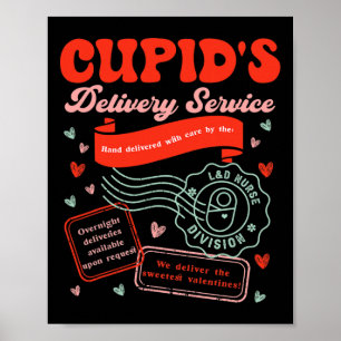 Póster Trabajos y enfermeras de parto de Cupid