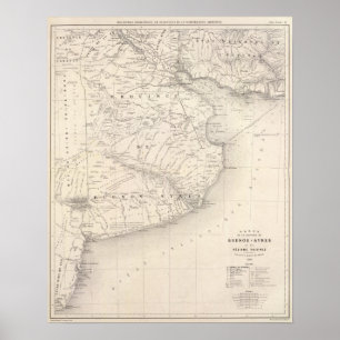 Póster Trace, provincia de Buenos Aires, regiones vecinas