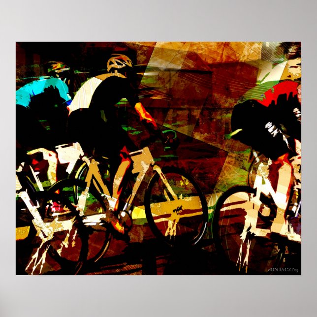 Póster Track Racing (Frente)