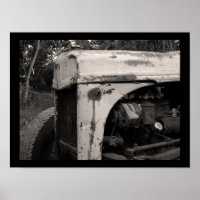 Tractor de granja antigua
